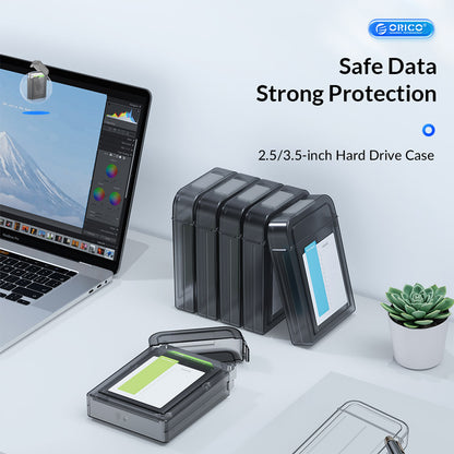 [CLEARANCE] ORICO (2.5", 3.5") SSD/HDD Organizer Storage Carrying Case with Buckle Locking Design, Dust & Shake-proof for Solid State Drive, Hard Disk Drive, Memory Storage Device | PPH25 PPH35