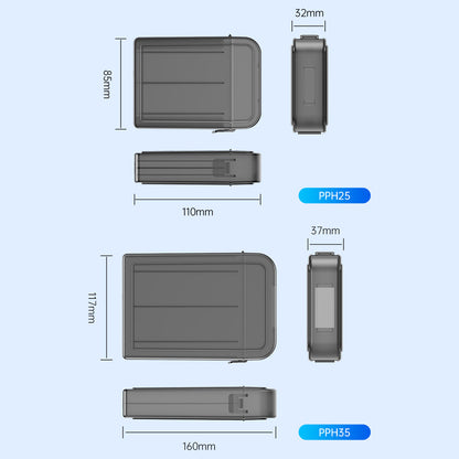 [CLEARANCE] ORICO (2.5", 3.5") SSD/HDD Organizer Storage Carrying Case with Buckle Locking Design, Dust & Shake-proof for Solid State Drive, Hard Disk Drive, Memory Storage Device | PPH25 PPH35