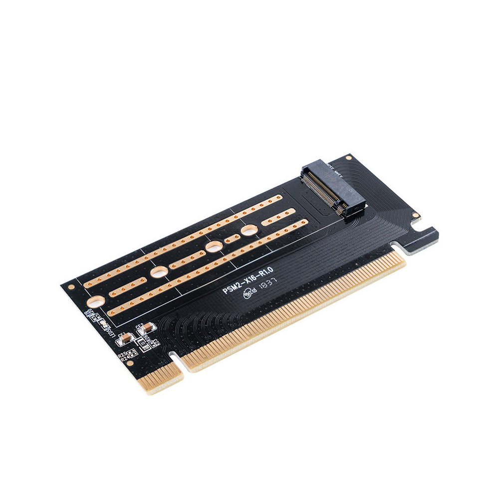 ORICO M.2 NVMe SSD (M-Key) PCIe 3.0 X16 Expansion Card with 2TB Storage Support for PCs / Computer Desktops (Windows, macOS & Linux) Compatible with 2230/2242/2260/2280 Solid State Drives | ORICO-PSM2-X16