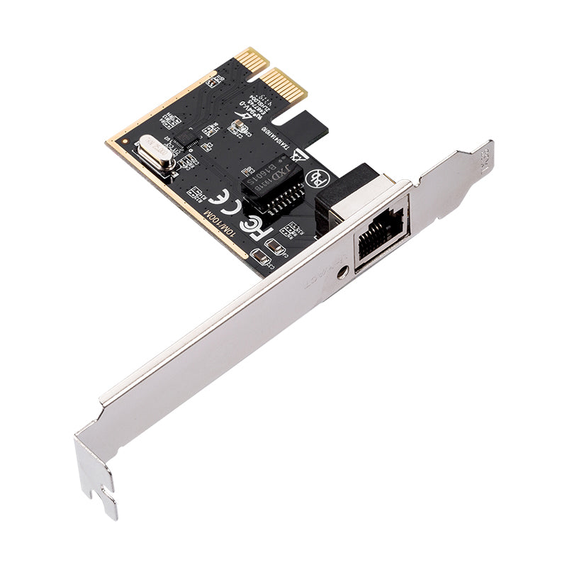 ORICO 10/100Mbps Ethernet RJ45 PCIe Network Card for Desktop Computers (Windows & Linux) | ORICO-PTR-SU-BK-BP