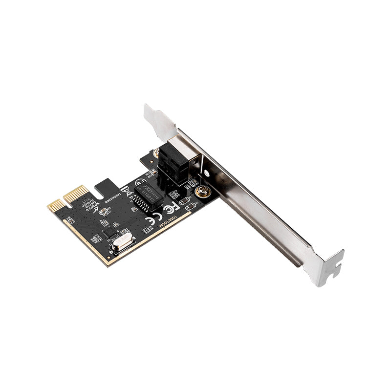 ORICO 10/100Mbps Ethernet RJ45 PCIe Network Card for Desktop Computers (Windows & Linux) | ORICO-PTR-SU-BK-BP