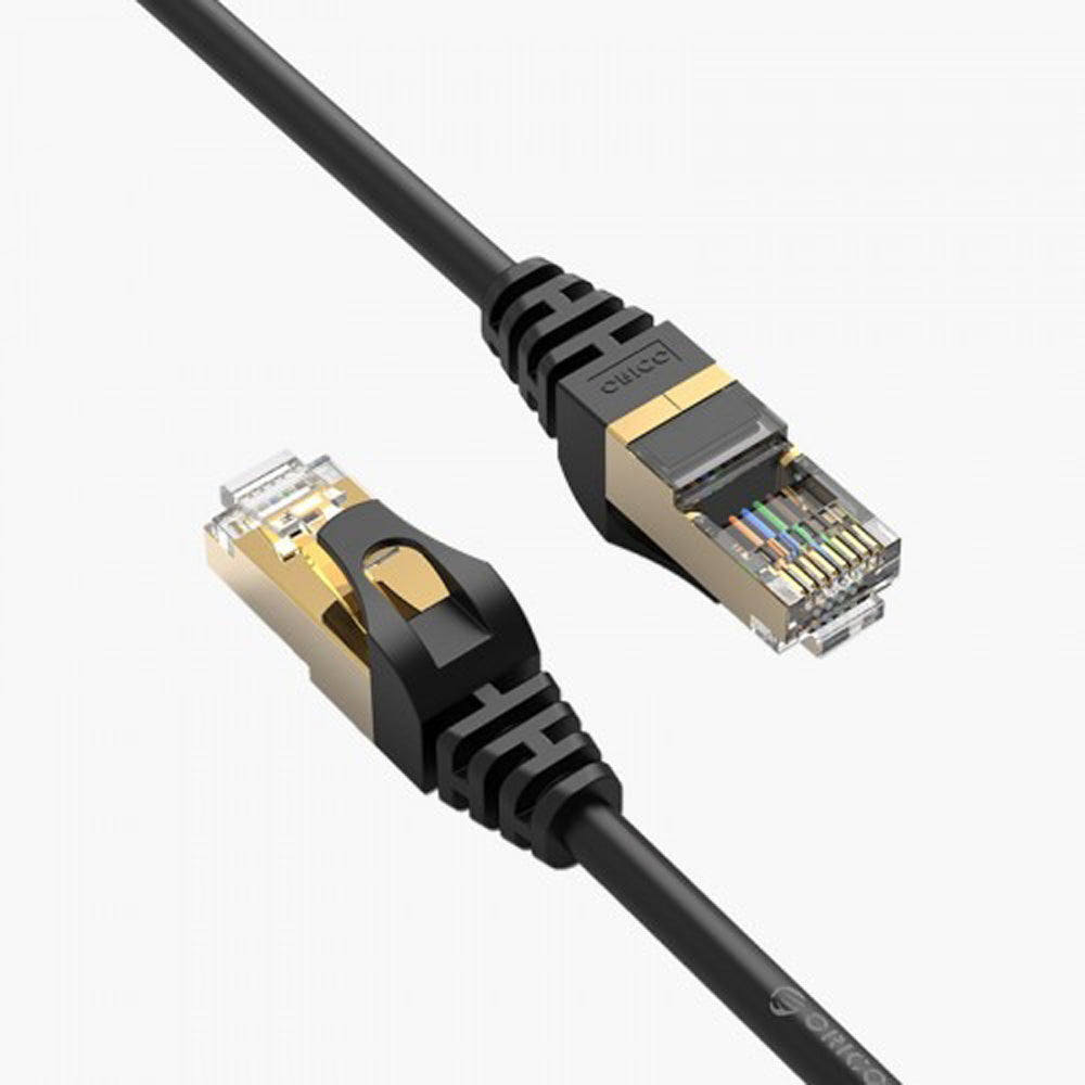 ORICO 30-Meters Cat7 10Gbps Gigabit Ethernet Network Cable LAN with Gold-Plated Modular Plug RJ45 Connectors & 28AWG Oxygen-Free Copper Wire Core for Computers, Laptops, Routers, Switches & Gaming Consoles