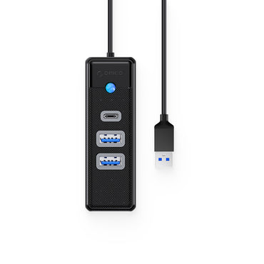 [CLEARANCE] ORICO 0.5m 3-in-1 USB 3.0 Type A Hub with 5Gbps Transfer Rate, USB-A 3.0, USB-C 3.0 for Windows, macOS, Linux | PWC2U-U3-015