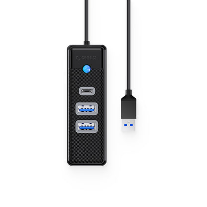 [CLEARANCE] ORICO 0.5m 3-in-1 USB 3.0 Type A Hub with 5Gbps Transfer Rate, USB-A 3.0, USB-C 3.0 for Windows, macOS, Linux | PWC2U-U3-015