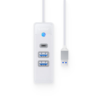 [CLEARANCE] ORICO 0.5m 3-in-1 USB 3.0 Type A Hub with 5Gbps Transfer Rate, USB-A 3.0, USB-C 3.0 for Windows, macOS, Linux | PWC2U-U3-015