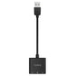 ORICO External USB Sound Card with 3-Port 3.5mm Audio Output for Microphones, Headphones & Speakers to PC/Computer Desktops & Laptops (Windows, macOS & Linux) | ORICO-SKT3