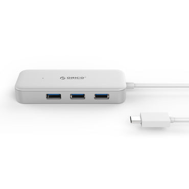 ORICO 4-Port USB 3.0 Type-C Desktop Hub with 5Gbps Transfer Speed, 4x USB-A 3.0 Ports for PC Computer Laptop Tablet | TC4U-U3
