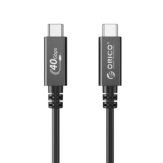 ORICO U4A (0.3m, 0.5m, 0.8m) USB Type C 4.0 Charging Data Cable with 40Gbps High-Speed Transmission Rate, PD 100W, 8K 60Hz UHD Video, USB-C Male to USB-C Male, Aluminum Alloy for Smartphones, Laptop, Tablet, PC, Switch, Projector