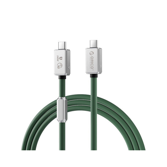 ORICO PD 240W 40Gbps USB 4 Type C Fast Charging Data Cable with 8K 60Hz UHD Video Output for iPhone 15 Pro Max iPad Pro MacBook SAMSUNG S24 S23 S22 Huawei MateBook Smartphone Laptop Tablet Fast Charger & Display Monitor | 240B3-40