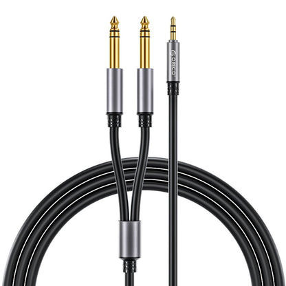 [CLEARANCE] ORICO 3 Meters TRS 3.5mm Male to Dual Male 6.5mm AUX Audio Adapter Cable 1/4 to 1/8 Jack for Mixer Amplifier Speaker DVD Player Computer PC Laptop Mobile Phone Tablet - Orange | AX2N-30-OR
