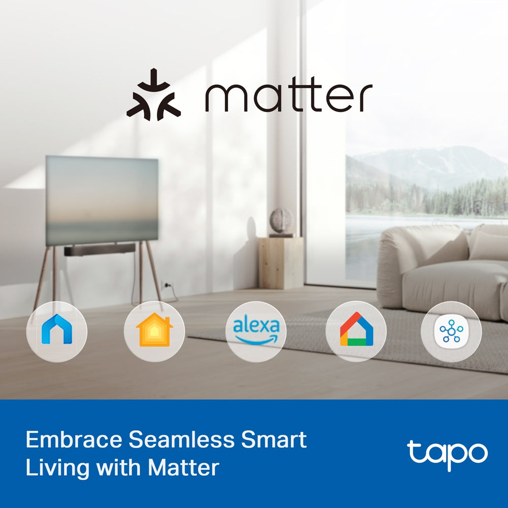 TP-Link Tapo H100 Smart Hub Chime Alarm with 2.4GHz Wireless, 868 / 922MHz Protocol, SYNC/Mute Button and Max 64 Devices Connection for Home Security
