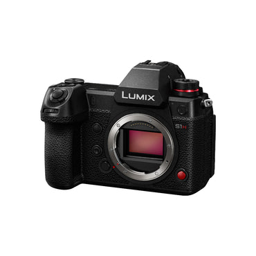 Panasonic LUMIX S1H Full-Frame Mirrorless Camera (Body Only) - 24.2MP CMOS Sensor, 6K 24p Video, 10-Bit 4K DCI/UHD, V-Log, Dual Native ISO, HFR, Contrast-Detect 225-Area DFD Autofocus, 5-Axis Sensor-Shift Image Stabilization | DC-S1HPP