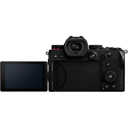 Panasonic LUMIX S5 with S 20-60mm f/3.5-5.6 L-Mount Lens Full-Frame Mirrorless Camera Kit - 25.28MP CMOS Sensor, 6K & 4K 10-Bit, Wi-Fi & Bluetooth, 779-Point Phase-Detection Autofocus, 5-Axis Sensor-Shift Image Stabilization | DC-S5KGA-K