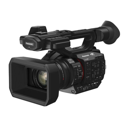 Panasonic HC-X20 4K Professional Camcorder - Video Camera Recorder with 24.5mm Wide Angle & 20x Optical Zoom Lens, 5-Axis Hybrid Stabilization, In-Built ND Filter, Face Detect Autofocus & Wireless Control for Filmmaking & Live Streaming | HC-X20GC