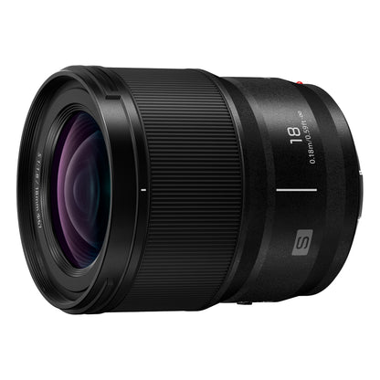Panasonic Lumix S 18mm f/1.8 (L-Mount) Ultra-Wide Angle Full-Frame Mirrorless Camera Prime Lens