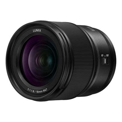 Panasonic Lumix S 18mm f/1.8 (L-Mount) Ultra-Wide Angle Full-Frame Mirrorless Camera Prime Lens