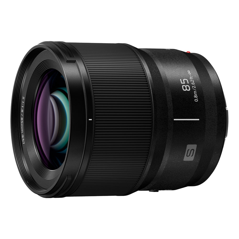 Panasonic Lumix S 85mm f/1.8 (L-Mount) Standard Full-Frame Mirrorless Camera Prime Lens