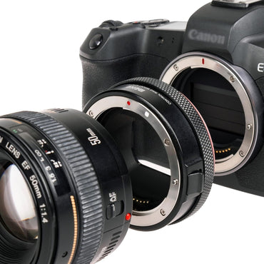 Meike MK-EFTR-B Auto Focus Control Ring Mount Adapter for Canon EF/EF-S Lens to EOS-R Cameras EOS R / RP / R5 / R6 / R7 / R10 / C70 Mirrorless Camera Setting Aperture, Shutter Speed, ISO