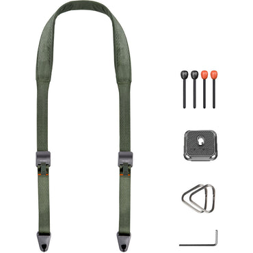 PGYTECH Heavy-Duty Camera Shoulder Strap with Quick Release Bead Connectors, Arca-Type Plate, and 90kg Load Capacity for Sony, FUJIFILM, Canon, Nikon, and Panasonic Lumix Cameras
