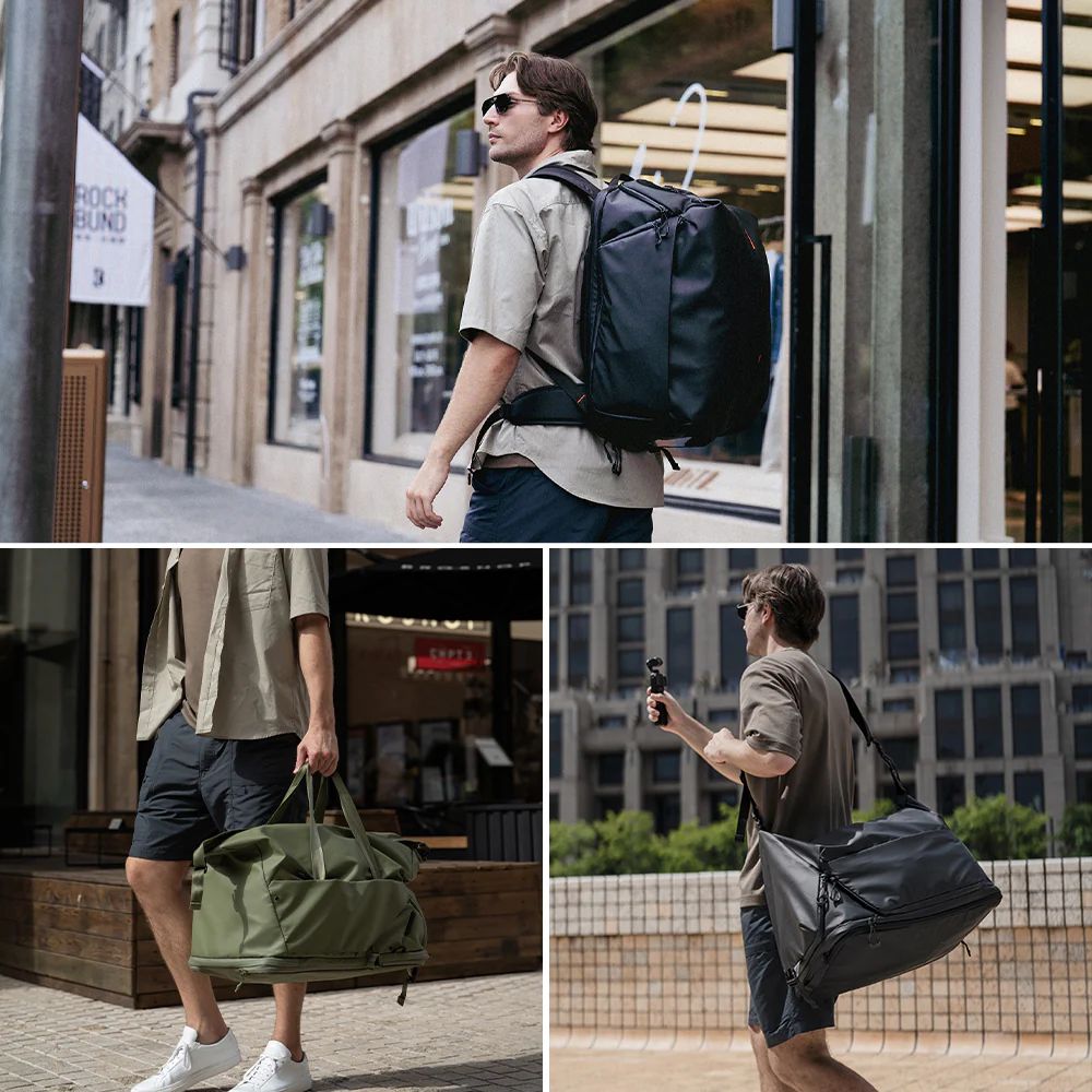 PGYTECH OneMo Travel Backpack (35L) Versatile Camera & Drone Gear Bag with 3-in-1 Carrying Mode, Laptop Compartment, Quick-Access Pockets, Tripod Holder, Anti-Lost Apple AirTag Pocket & Anti-Theft Zippers for Photography & Travel