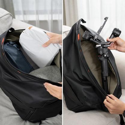 PGYTECH OneMo Travel Backpack (35L) Versatile Camera & Drone Gear Bag with 3-in-1 Carrying Mode, Laptop Compartment, Quick-Access Pockets, Tripod Holder, Anti-Lost Apple AirTag Pocket & Anti-Theft Zippers for Photography & Travel