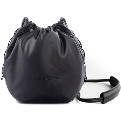 PGYTECH OneGo Drawstring Storage Bag with Detachable Shoulder Strap and Interior Dividers for Cameras, Smartphones, and Accessories