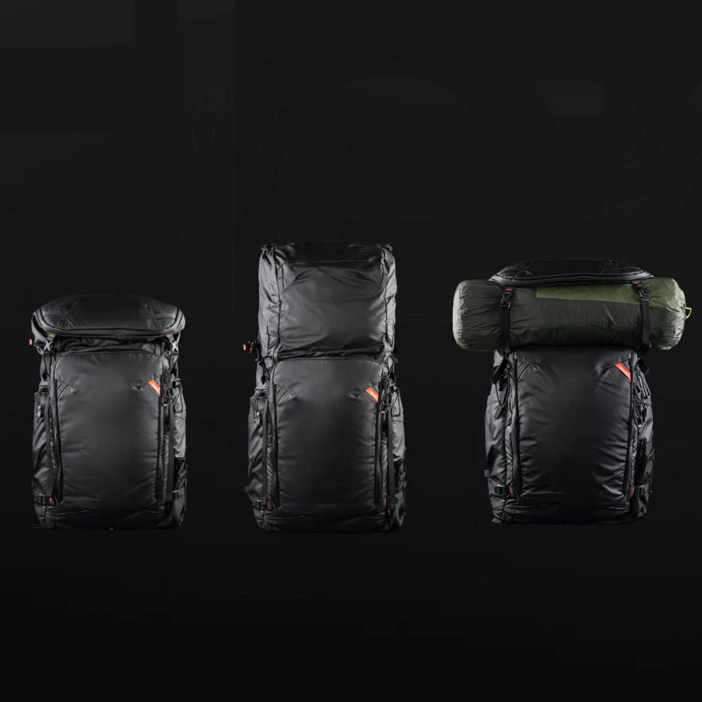 PGYTECH OnePro Flex Backpack - Modular Camera & Drone Gear Bag with Insert Organizer, Quick-Access Pockets, Laptop Compartment, Tripod Holder, Anti-Lost Apple AirTag Pocket & Weather-Resistant Design for Outdoor Photography & Travel