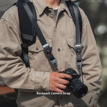 PGYTECH Heavy-Duty Camera Backpack Strap with Quick Release Bead Connectors and 90kg Load Capacity for Sony, FUJIFILM, Canon, Nikon, and Panasonic Lumix Cameras