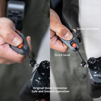 PGYTECH Heavy-Duty Camera Backpack Strap with Quick Release Bead Connectors and 90kg Load Capacity for Sony, FUJIFILM, Canon, Nikon, and Panasonic Lumix Cameras