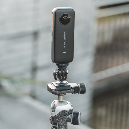 PGYTECH Arca-Type Quick Release Plate with Ball Head and 1/4" Mount Adapter for Insta360, DJI, GoPro Action Cameras, and Smartphone Holders | P-CG-014