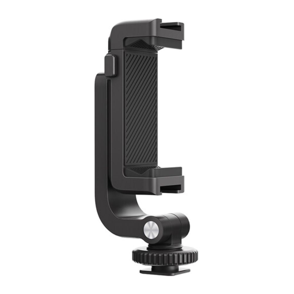 PGYTECH Cold Shoe Smartphone Holder (60-92mm) with Dual Cold Shoe Mount and 1/4" Thread for Camera Cages, Tripods, Monopods, and Selfie Sticks | P-CG-140