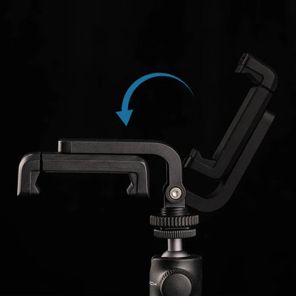 PGYTECH Cold Shoe Smartphone Holder (60-92mm) with Dual Cold Shoe Mount and 1/4" Thread for Camera Cages, Tripods, Monopods, and Selfie Sticks | P-CG-140