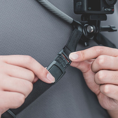 PGYTECH CapLock Action Camera Quick Release Neck Band with Optiol Smartphone Holder, Adjustable Chest Strap, and 1/4"-20 Mount Adapter for Insta360, DJI, GoPro, and  (60-92mm) Mobile Phones | P-GM-153 / P-GM-176