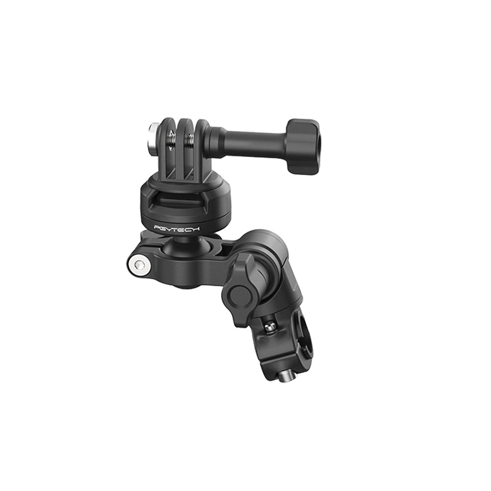 PGYTECH CapLock Quick Release Motorcycle Rearview Mirror Mount with Tube Sleeves (6mm, 8mm, 10mm, 12mm, 14mm) and 1/4" Screw Adapter for Insta360, DJI, GoPro Action Cameras, and Mobile Phone Holders | P-GM-170