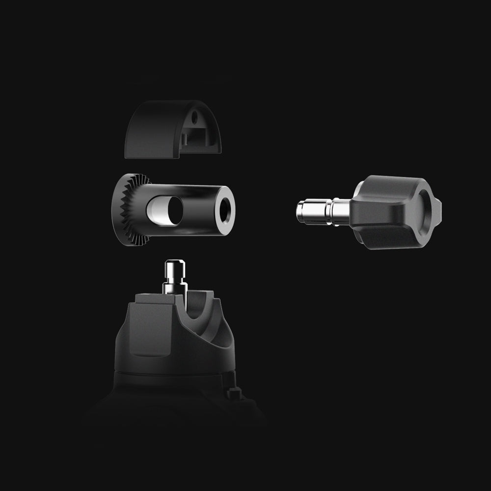 PGYTECH CapLock Quick Release Motorcycle Rearview Mirror Mount with Tube Sleeves (6mm, 8mm, 10mm, 12mm, 14mm) and 1/4" Screw Adapter for Insta360, DJI, GoPro Action Cameras, and Mobile Phone Holders | P-GM-170
