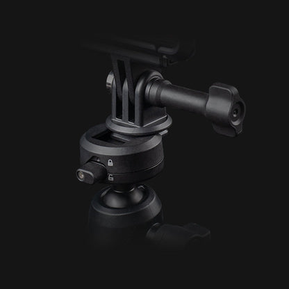 PGYTECH CapLock Quick Release Motorcycle Rearview Mirror Mount with Tube Sleeves (6mm, 8mm, 10mm, 12mm, 14mm) and 1/4" Screw Adapter for Insta360, DJI, GoPro Action Cameras, and Mobile Phone Holders | P-GM-170