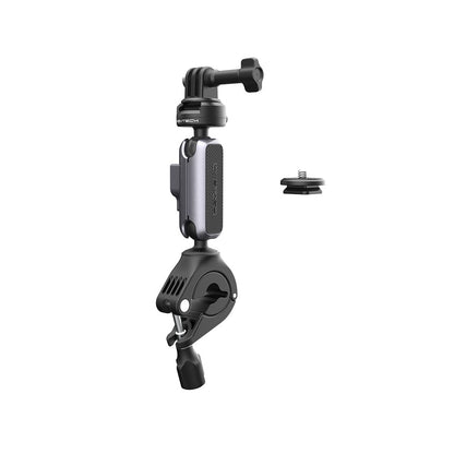 PGYTECH CapLock Quick Release Action Camera Handlebar Mount for Motorcycles and Bicycles with 1/4" Screw Adapter, Dual Ball Head, and Magic Arm for Insta360, DJI, and GoPro | P-GM-222