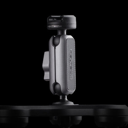 PGYTECH CapLock Quick Release Action Camera Three-arm Suction Cup Car Mount with 1/4" Screw Adapter, Dual Ball Head, and Magic Arm for Insta360, DJI, and GoPro | P-GM-224