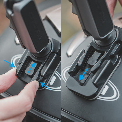 PGYTECH CapLock Quick Release Action Camera Helmet Adhesive Mount with 1/4" Screw Adapter, Dual Ball Head, and Magic Arm for Insta360, DJI, and GoPro | P-GM-225
