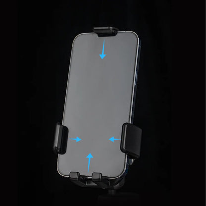 PGYTECH Full Wrap Phone Holder with Ball Head Mount and Anti-Slip Rubber for Smartphones (64-92mm x 130-175mm)