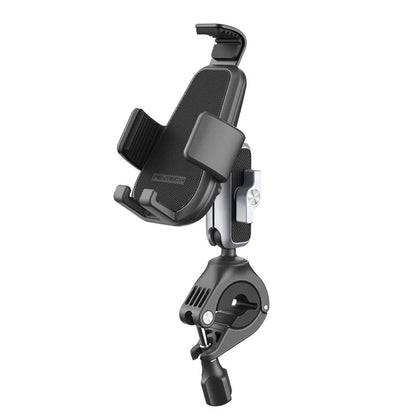 PGYTECH Smartphone Holder Handlebar Mount for Motorcycles and Bicycles with Dual Ball Head and Magic Arm for (64-92mm x 130-175mm) Supported Mobile Phones | P-PG-001