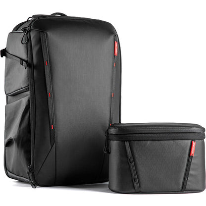 PGYTECH OneMo 2 (25L/35L) Anti-Theft Camera Backpack + Shoulder Bag with Hidden Apple AirTag Pocket, Tripod Holder, Battery Storage, Quick-Side Access Pocket, Laptop Compartment, and Adjustable Dividers for Sony Fujifilm Canon Nikon Lumix