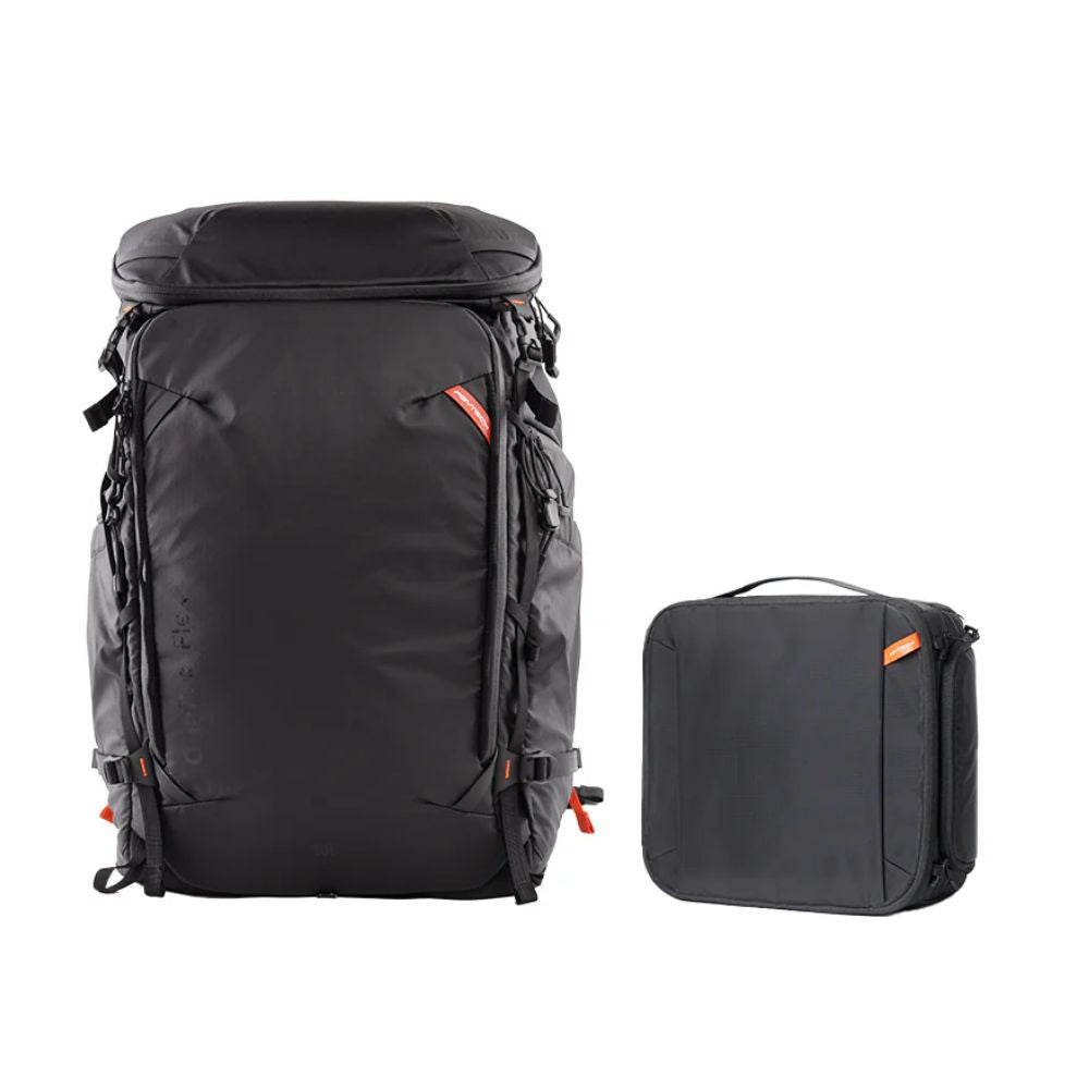 PGYTECH OnePro Flex Backpack - Modular Camera & Drone Gear Bag with Insert Organizer, Quick-Access Pockets, Laptop Compartment, Tripod Holder, Anti-Lost Apple AirTag Pocket & Weather-Resistant Design for Outdoor Photography & Travel