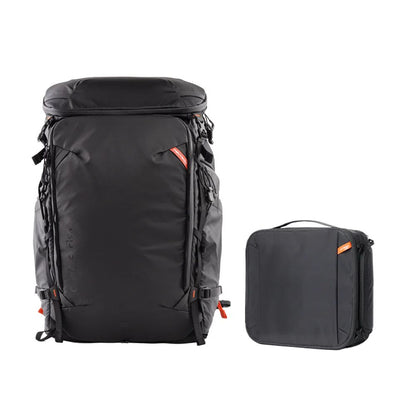 PGYTECH OnePro Flex Backpack - Modular Camera & Drone Gear Bag with Insert Organizer, Quick-Access Pockets, Laptop Compartment, Tripod Holder, Anti-Lost Apple AirTag Pocket & Weather-Resistant Design for Outdoor Photography & Travel