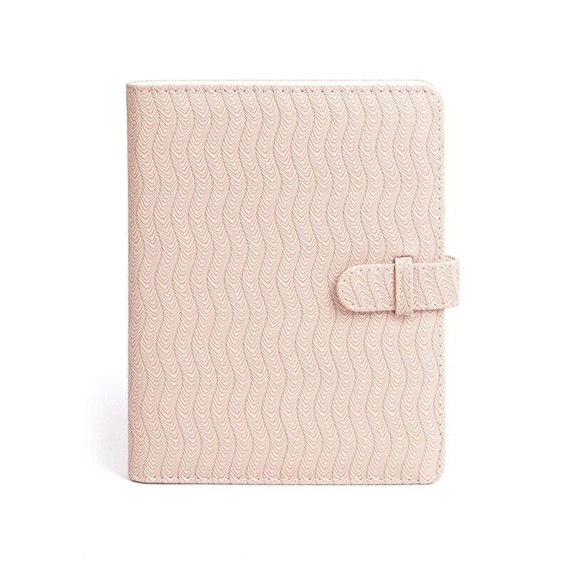 Pikxi 128 Pockets Elegant Carved Wave Style Photo Album with Slip On Latch Cover for Fujifilm Instax Mini Instant Camera