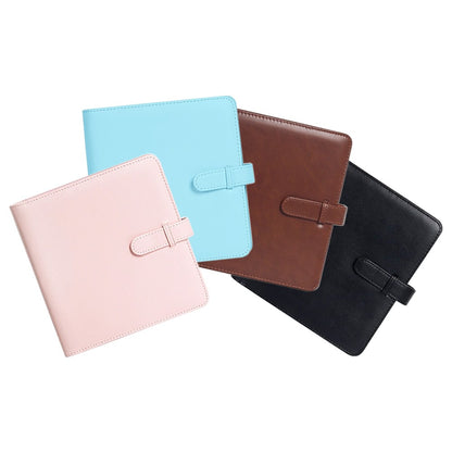 [CLEARANCE] Pikxi AS288 Kids Photo Album Leather with 288 Photos and 36 Pages and Slip On Latch for Fujifilm Instax Square Instant Camera - Pink, Blue, Black, Brown