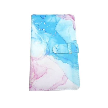 [CLEARANCE] Pikxi 96 Pockets Beautiful Colorful Artistic Painted Style Photo Album with Slip On Cover Latch for Fujifilm Instax Mini Instant Camera - Pink Tie-Dye