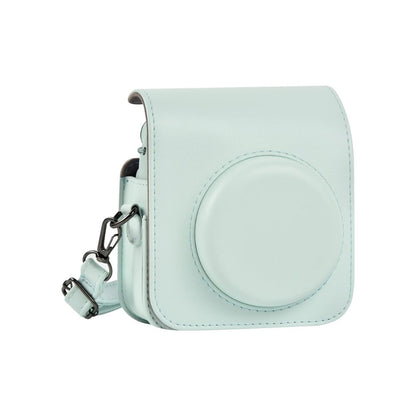 Pikxi BMS12 PU Leather Soft Silicone Protective Camera Case Bag for Fujifilm Instax Mini 12  with Shoulder Strap - Available in Different Colors