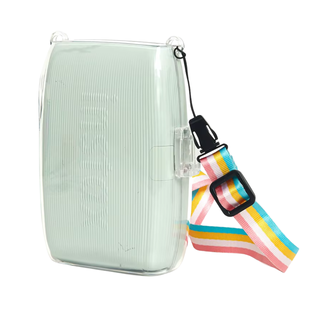 Pikxi Transparent Crystal Cover Carry Case for Fujifilm Instax Mini Link 3 with Formfitting Design and Anti-Scratch Drop Resistant