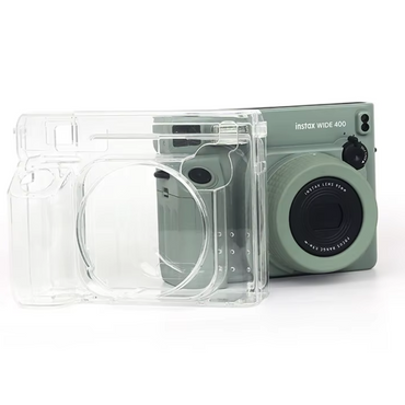 Pikxi Transparent Crystal Cover Case for Fujifilm Instax Wide 400 Camera with formfitting Design and Anti-Scratch Drop Resistant